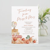 フローラ秋のミッ恋しく思ズ・ブライダルシャワー 招待状 (スタンド正面)