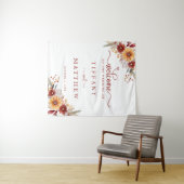 フローラ秋の結婚式歓迎 タペストリー (インサイチュ(横))