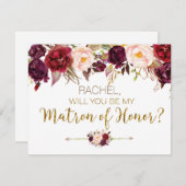 フローラ秋は俺の名誉カードだ 招待状 (正面/裏面)