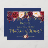 フローラ秋は俺の名誉カードだ 招待状 (正面/裏面)