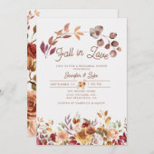 フローラ秋インラブリハーサルディナー 招待状 (正面/裏面)