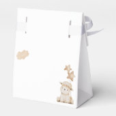 フローラ秋クレードル赤ちゃんシャワーお願いボックス フェイバーボックス (裏面サイド)