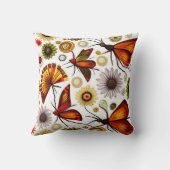フローラ秋デザイン クッション (裏面)
