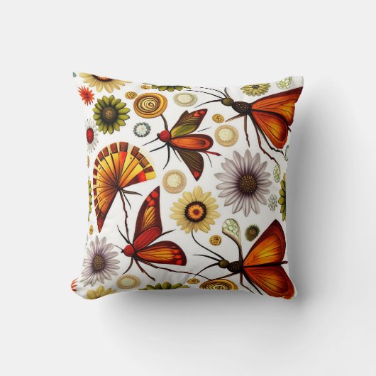 フローラ秋デザイン クッション (正面)