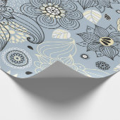 フローラ秋デザイン ラッピングペーパー (角)