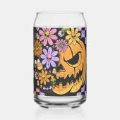 フローラ秋パンプキンハロウィーン ガラス缶 (裏面)