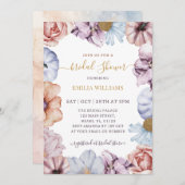 フローラ秋ブライダルシャワー 招待状 (正面/裏面)