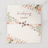 フローラ秋ボタニカルハッピーサンクスギビング プレイスカード (外部開封)