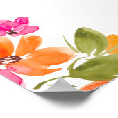 フローラ秋リトルカボチャ歓迎ベビーシャワー ポスター (角)