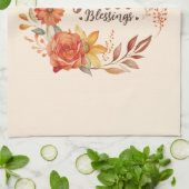 フローラ秋恵み キッチンタオル (折り畳み)