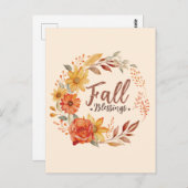 フローラ秋恵み ポストカード (正面/裏面)