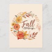 フローラ秋恵み ポストカード (正面)