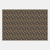 フローラ秋秋模様包み紙シート ラッピングペーパーシート (正面3)