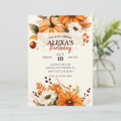 フローラ秋秋誕生日 招待状 (スタンド正面)