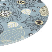 フローラ秋：季節エレガントデザイン カッティングボード (角)