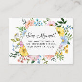 フローラ移動告知ミニカードを移動 コーリングカード (正面)