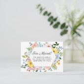 フローラ移動告知ミニカードを移動 コーリングカード (スタンド正面)