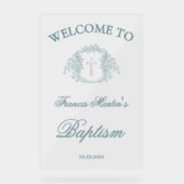 フローラ稜 | バプテスマ アクリルサイン (正面)