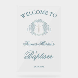 フローラ稜 | バプテスマ アクリルサイン