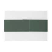 フローラ積み重ねイニシャルモノグラム結婚ズ 招待状ベリーバンド (裏面例)