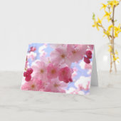 フローラ空白のグリーティングカード カード (黄色い花)