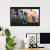 フローラ窓 ポスター (ホームオフィス)