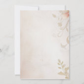 フローラ童話プリンセス子供の誕生日パーティー 招待状 (裏面)