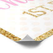 フローラ第1回バリーナウェルカムポスターサイン ポスター (角)