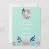 フローラ第1通信招待状 招待状 (正面)