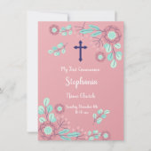 フローラ第1通信招待状 招待状 (正面)