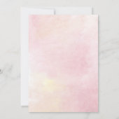 フローラ第15誕生日キンセアニェラユーカリ葉ス 招待状 (裏面)