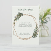 フローラ等式結婚式の受付カード 招待状 (スタンド正面)