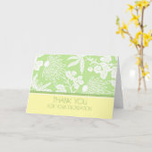 フローラ管理プロフェッショナルデイカード カード (黄色い花)