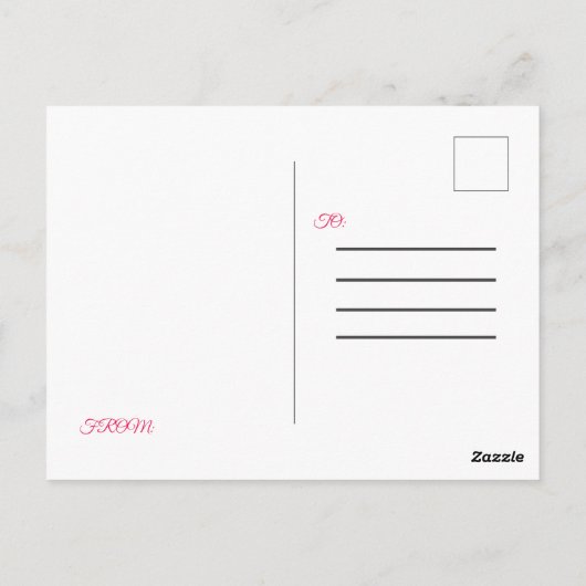 フローラ箴言31母の日はがき ポストカード (裏面)