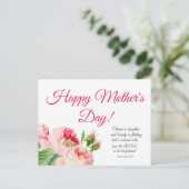 フローラ箴言31母の日はがき ポストカード (スタンド正面)