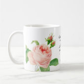 フローラ箴言31:30コーヒーマグ コーヒーマグカップ (左)