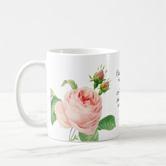 フローラ箴言31:30コーヒーマグ コーヒーマグカップ (左)