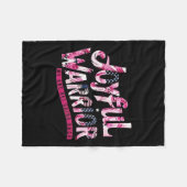 フローラ米国国旗の喜ばしい戦士の我々は戻らない フリースブランケット (正面(横))