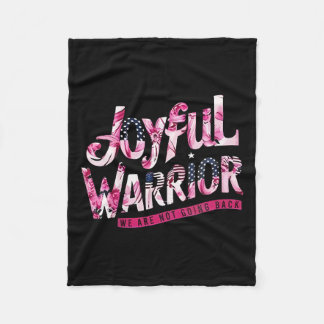 フローラ米国国旗の喜ばしい戦士の我々は戻らない フリースブランケット