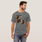 フローラ米国州地図 Tシャツ (正面フル)