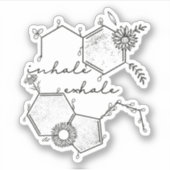 フローラ精神衛生 シール (正面)