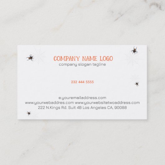 フローラ糖スカル燃焼名刺 名刺 (裏面)