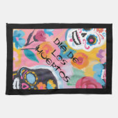 フローラ糖スカル絵を描ズ キッチンタオル (横)