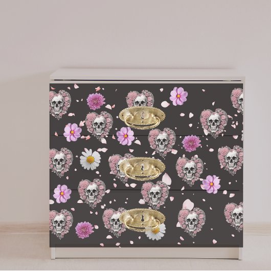 フローラ糖ハートスカルデコページ 薄葉紙