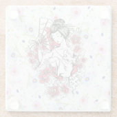 フローラ系 ガラスコースター (裏面)