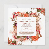 フローラ紅葉マッシュルームサンクスギビングディナー 招待状 (正面)