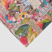 フローラ紙コラージュ混合メディアティッシュペーパー 薄葉紙 (詳細)