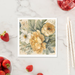 フローラ紙ナプキン スタンダードカクテルナプキン