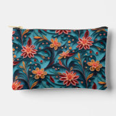 フローラ紙パターン小 アクセサリーポーチ (正面)