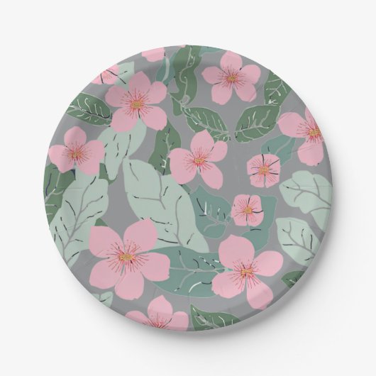 フローラ紙プレート ペーパープレート (正面)
